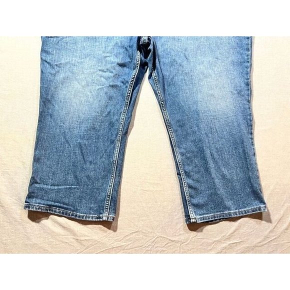 Lee Pants Capri Womens 24WM Blue Regular Fit Belted Pocketed Jeans Ladies. - Picture 3 of 14